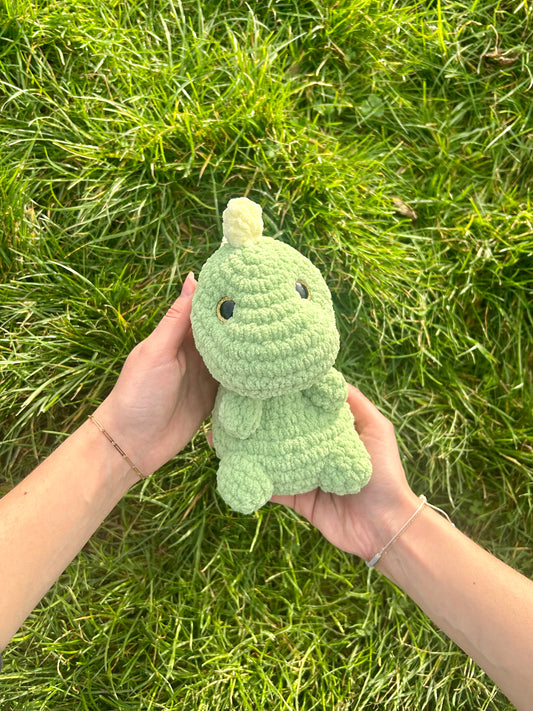 Peluche Dinosaure Raptou Vert