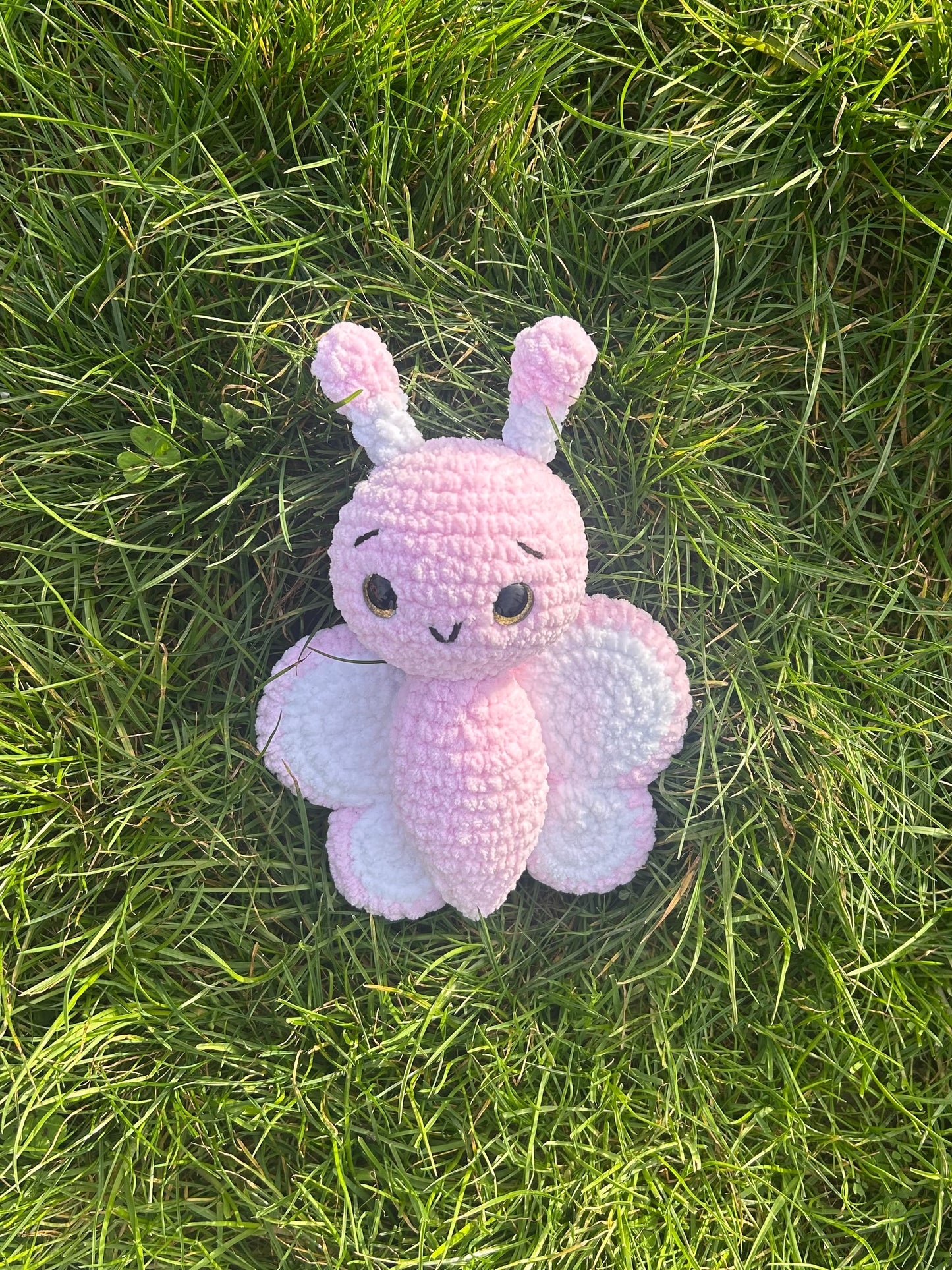 Peluche Papillon Rose Clair