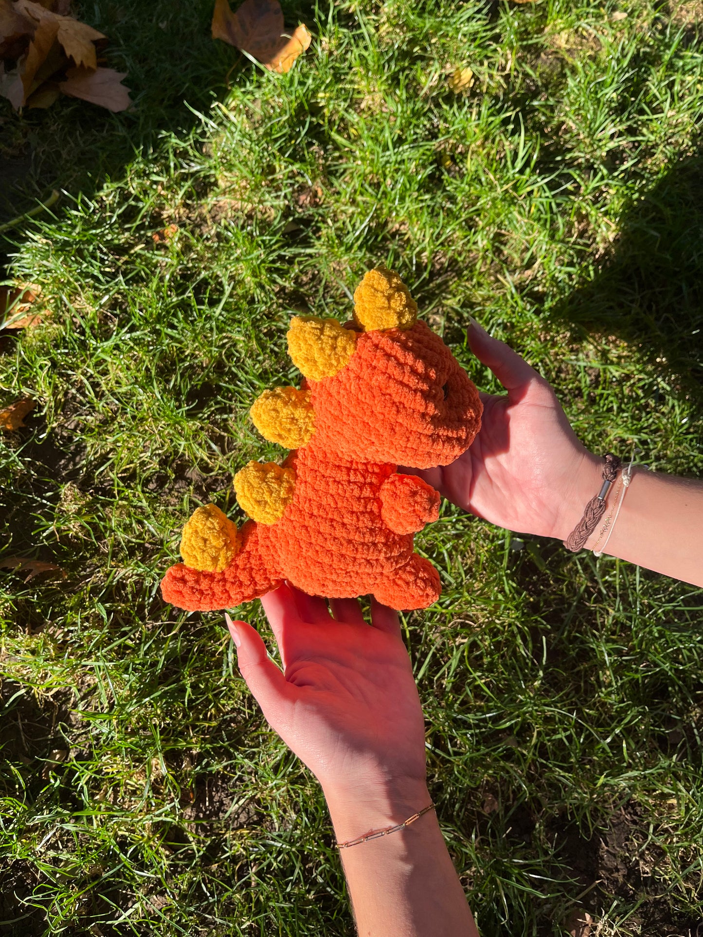 Peluche Dinosaure Raptou Vert