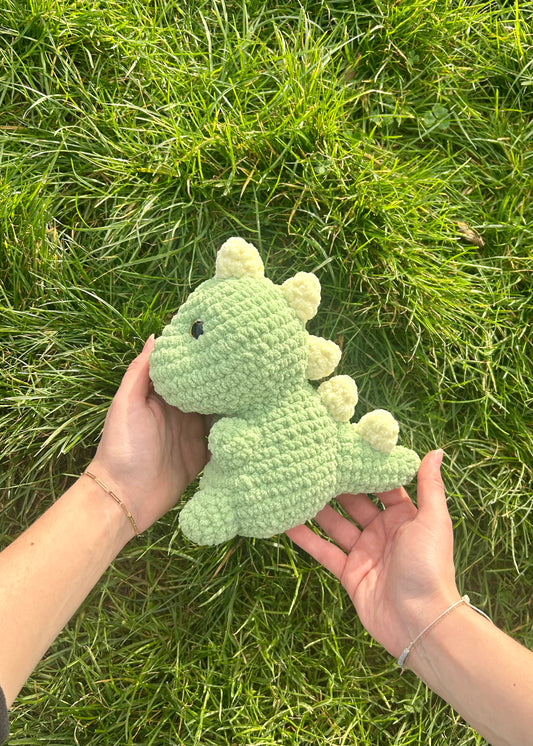 Peluche Dinosaure Raptou Vert