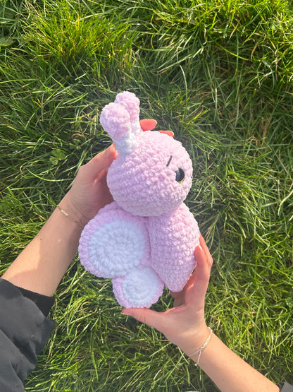 Peluche Papillon Rose Clair